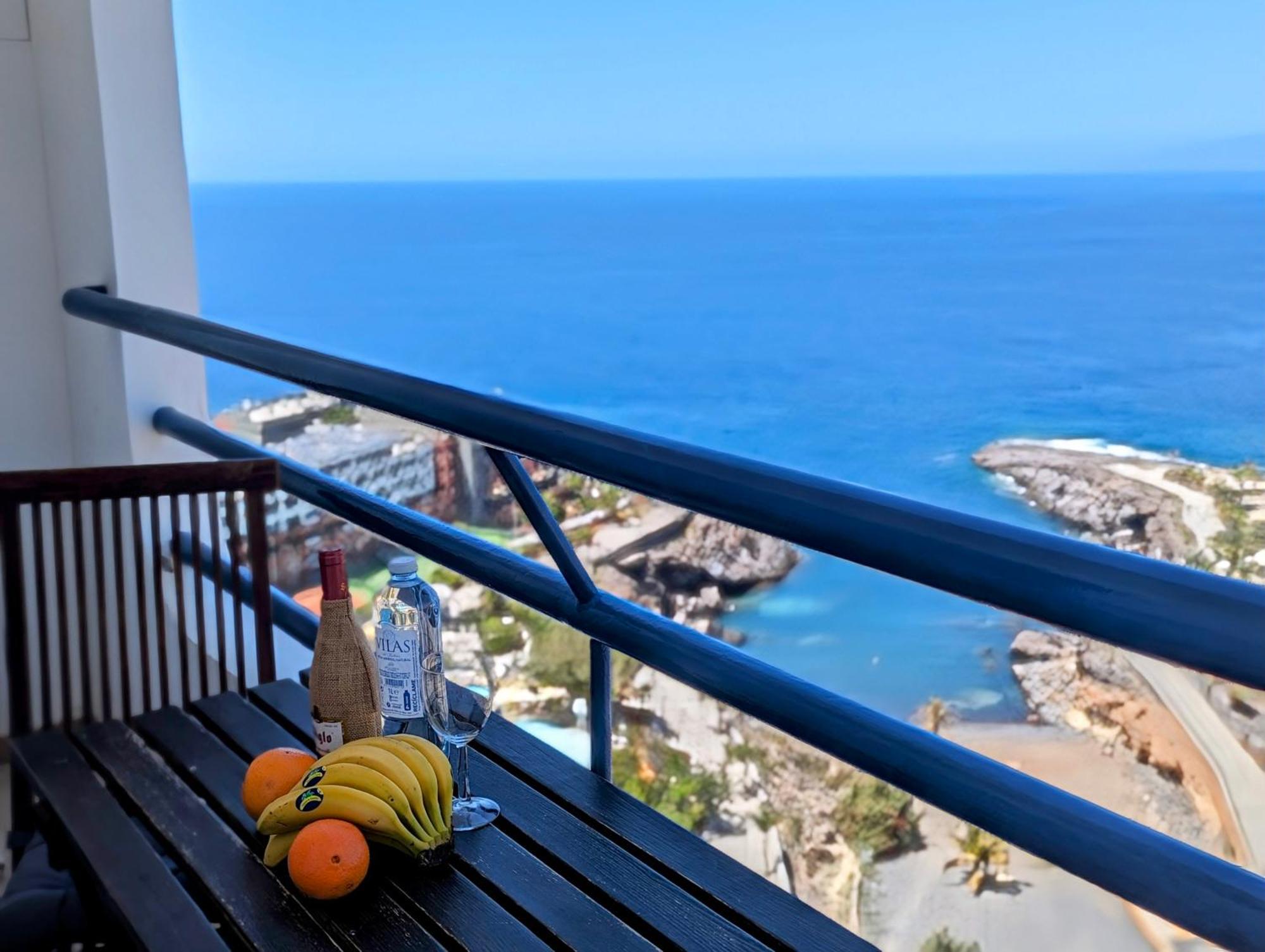 Studio Playa Paraiso Tenerife - Ocean View And Internet Wifi Optical Fiber - For Rent Lejlighed Eksteriør billede