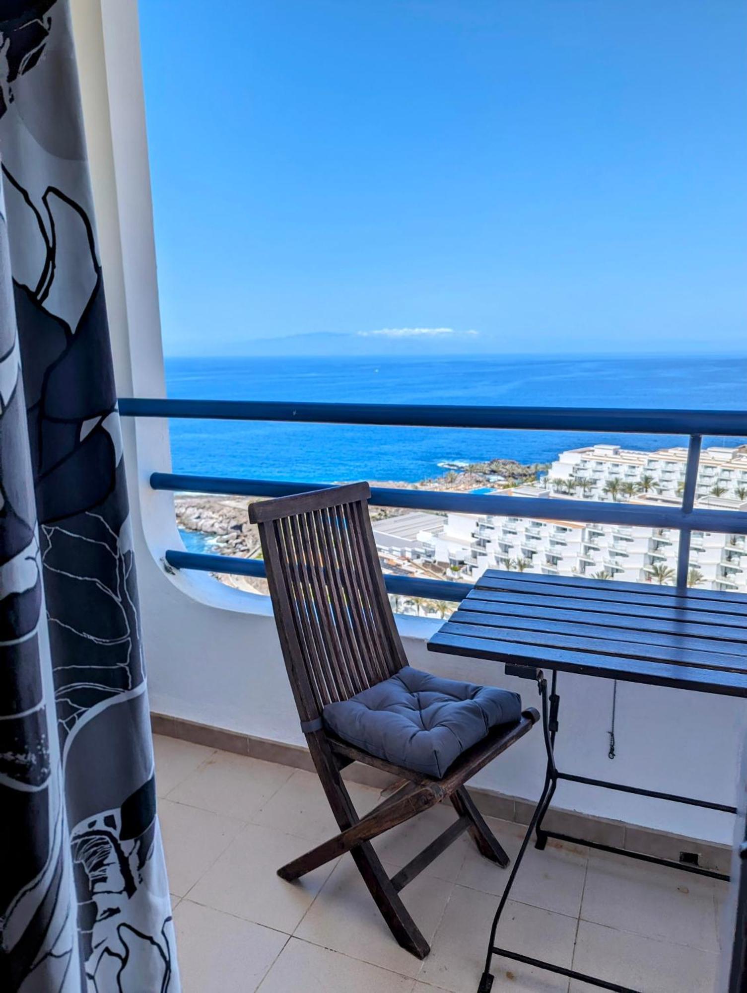 Studio Playa Paraiso Tenerife - Ocean View And Internet Wifi Optical Fiber - For Rent Lejlighed Eksteriør billede